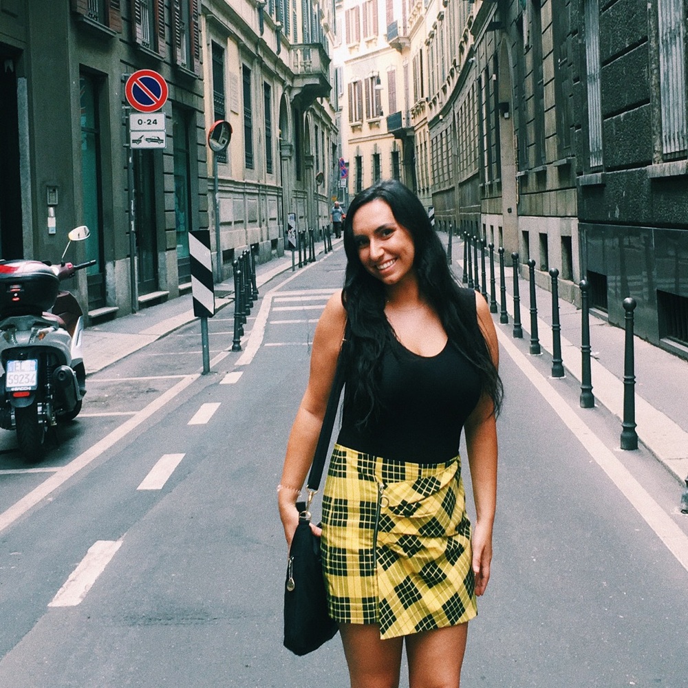 Zara Plaid Skort
